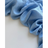 Лён Костюмный с Эффектом Мятости Baby Blue Лён Костюмный с Эффектом Мятости Baby Blue